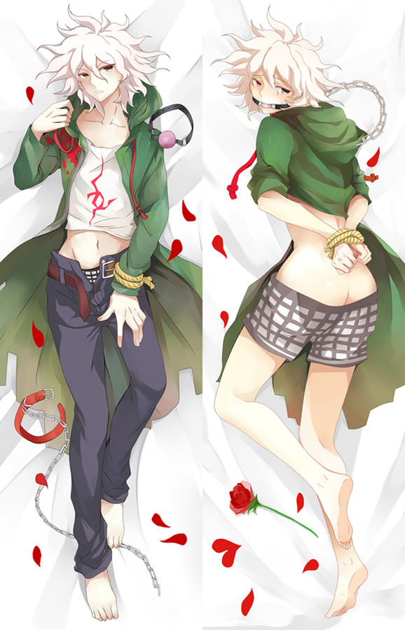 Nagito Komaeda from Danganronpa dakimakura cover