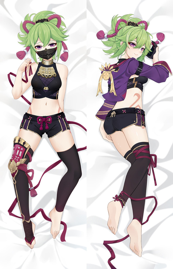 Kuki Shinobu from Genshin Impact dakimakura cover
