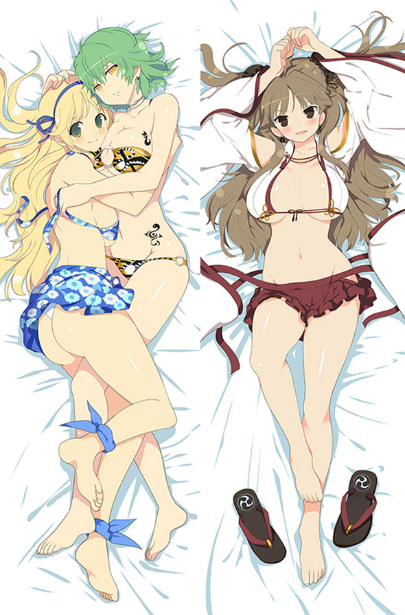 Katsuragi from Hikage and Renka from Senran Kagura dakimakura cover Katsuragi from Hikage and Renka from Senran Kagura dakimakura cover