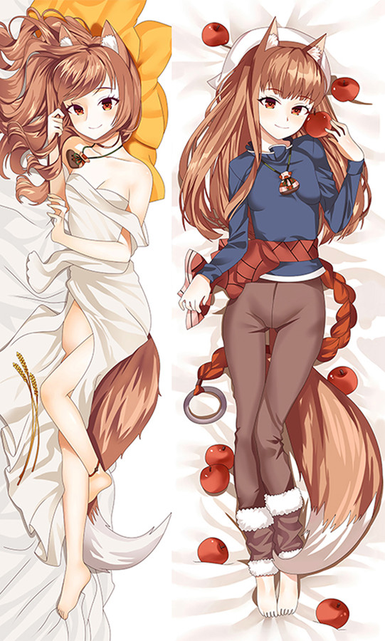 Holo from Spice and Wolf dakimakura cover Holo from Spice and Wolf dakimakura cover