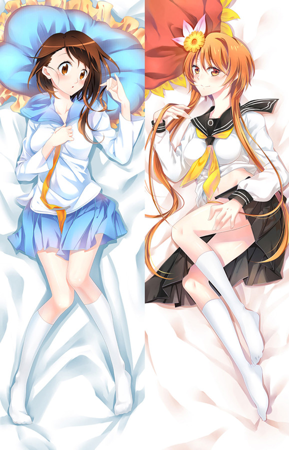 Marika and Kosaki from Nisekoi False Love dakimakura cover