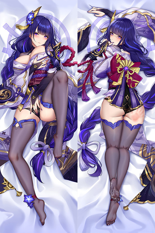 Raiden Shogun from Genshin Impact dakimakura cover