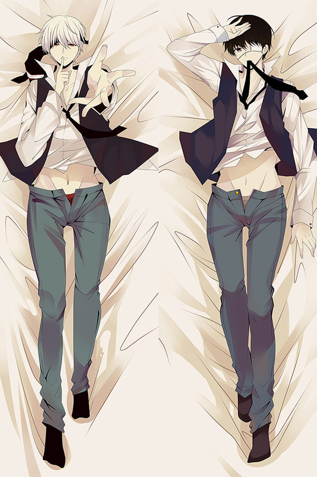 Funda de dakimakura de Ken Kaneki (Tokyo Ghoul), diseño 3