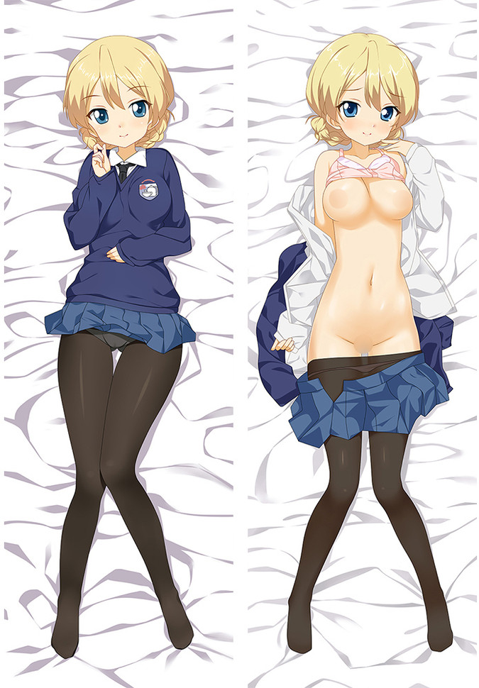 Darjeeling from "Girls und Panzer" NSFW Body Pillow Dakimakura Case
