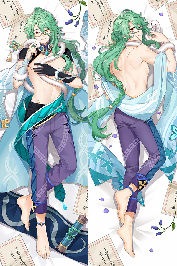 Baizhu from Genshin Impact dakimakura cover