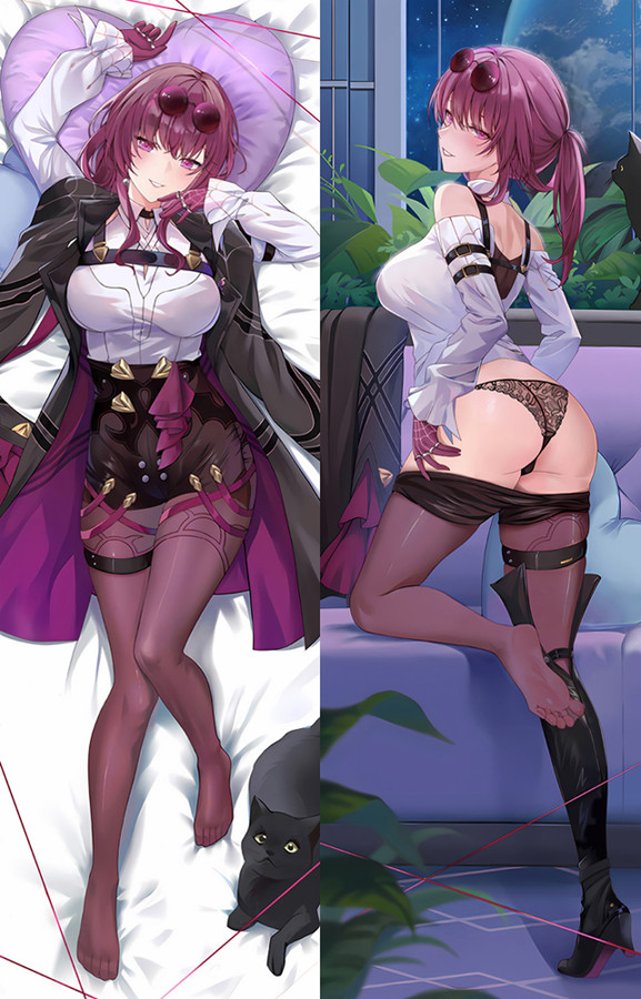 Kafka from Honkai Star Rail dakimakura cover