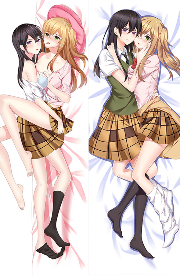 Mei Aihara and Yuzu Aihara from "Citrus" Body Pillow Dakimakura Case