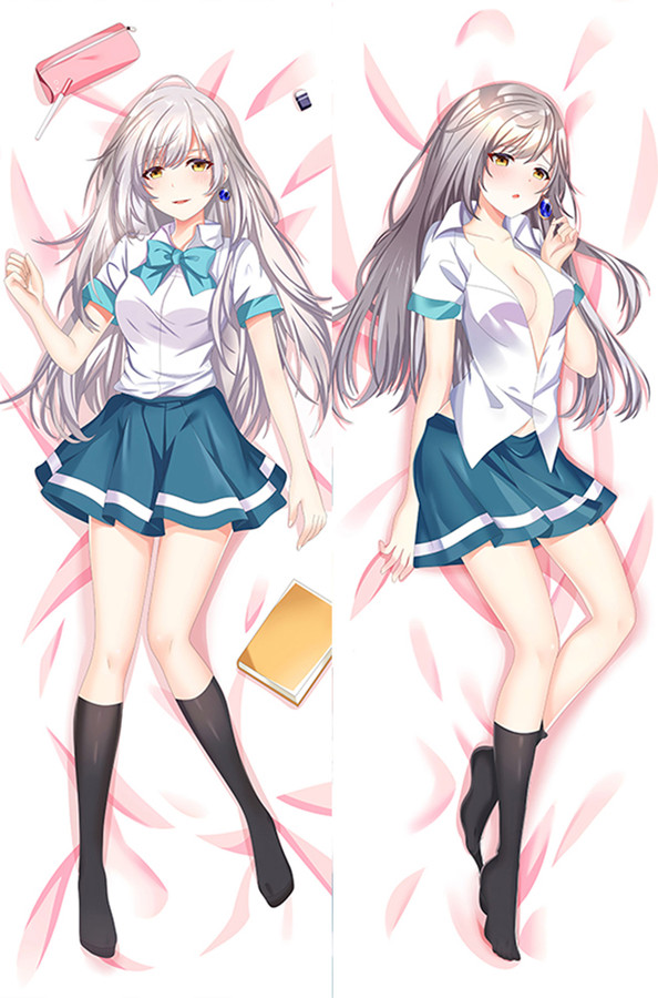 Hitomi Tsukishiro from "Irodoku The World in Colors" Body Pillow Dakimakura Case