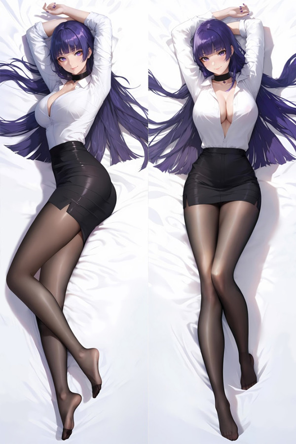 Raiden Shogun from "Genshin Impact" Body Pillow Dakimakura Case