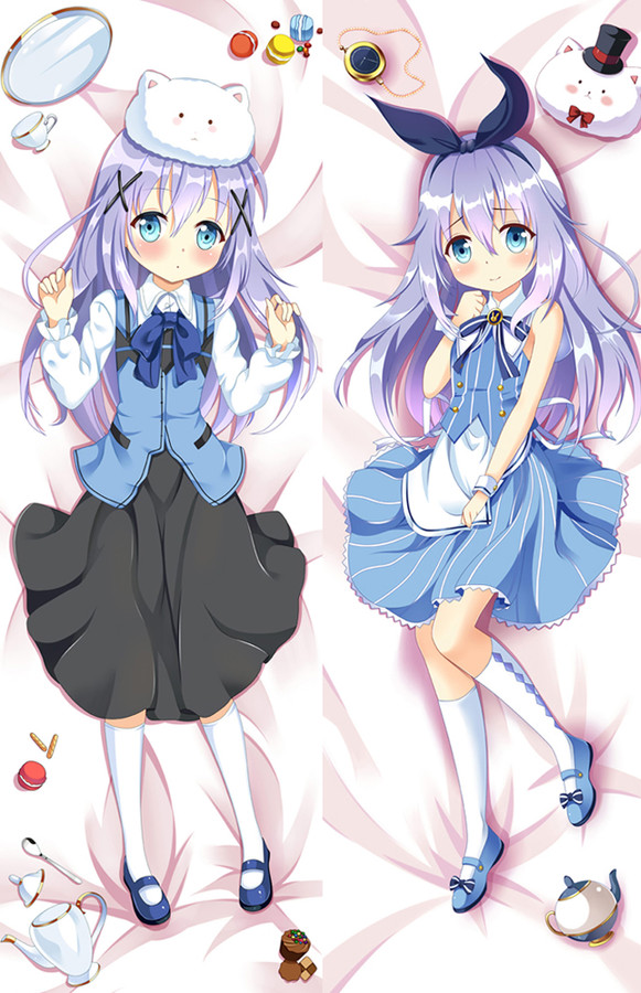 Kafuu Chino from Is the Order a Rabbit dakimakura cover