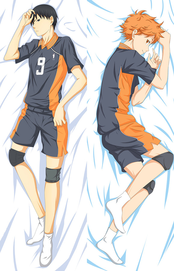 Shoyo and Tobio from Haikyu dakimakura cover