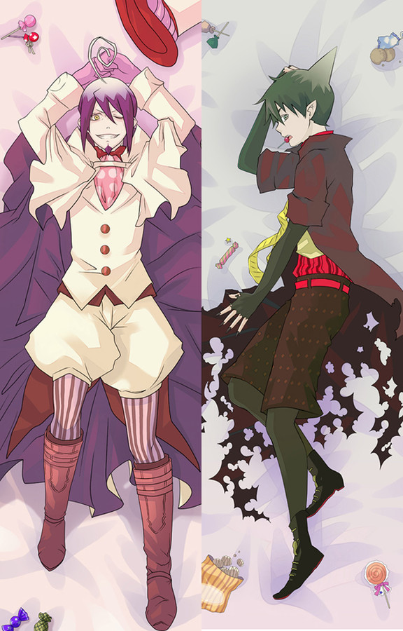 Mephisto Pheles and Amaimon from Blue Exorcist dakimakura cover