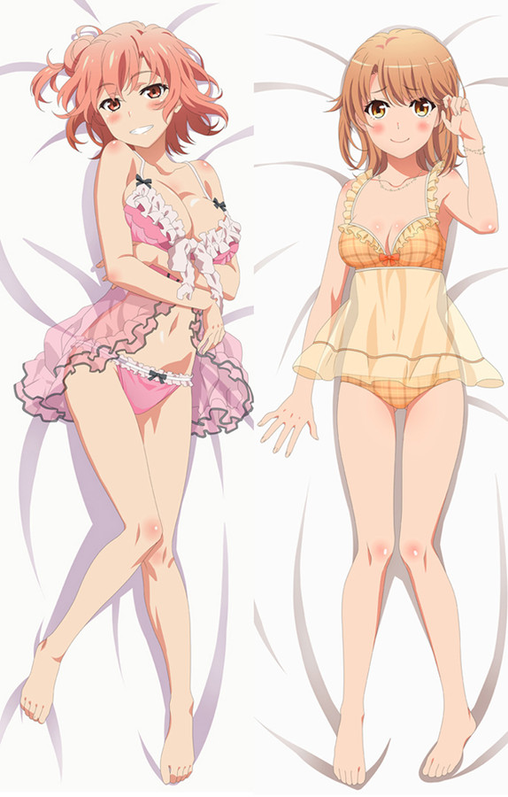 Iroha and Yui from "Oregairu" Body Pillow Dakimakura Case