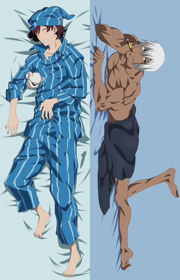 Leonardo and Zapp from Blood Blockade Battlefront dakimakura cover