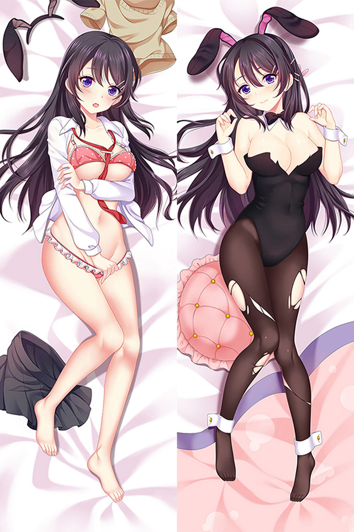 Mai Sakurajima (Rascal Does Not Dream of Bunny Girl Senpai) Dakimakura Body Pillow Cover