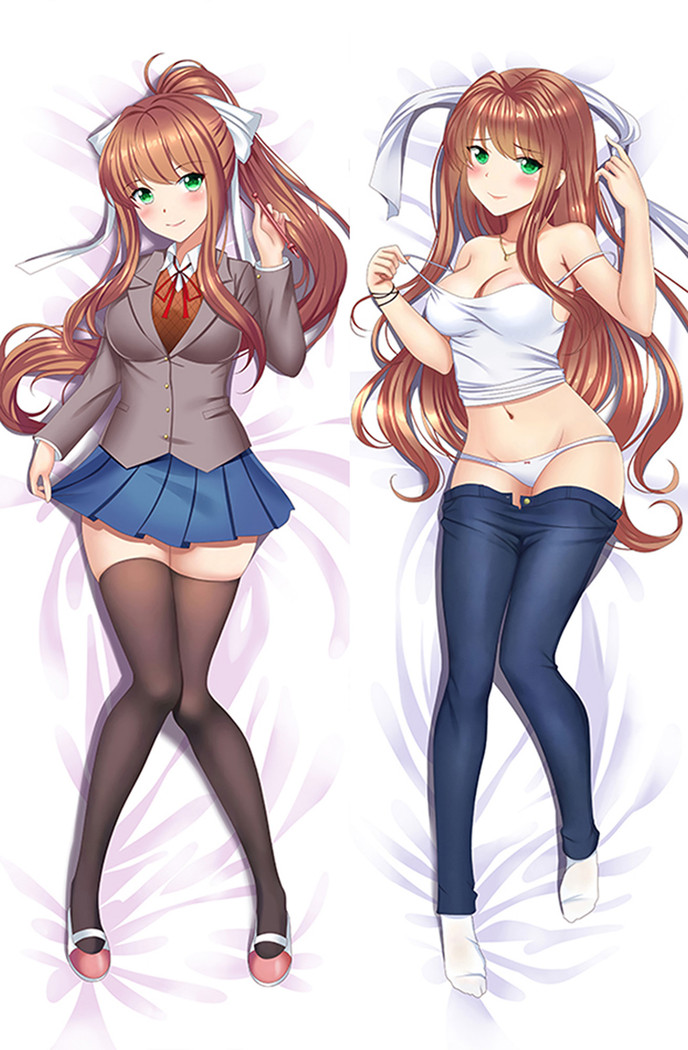 Monika (Doki Doki Literature Club) Dakimakura Body Pillow Cover