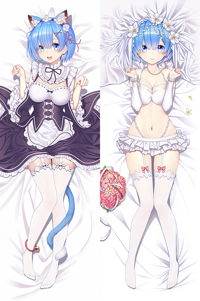 Rem (Re: Zero) Dakimakura Body Pillow Cover