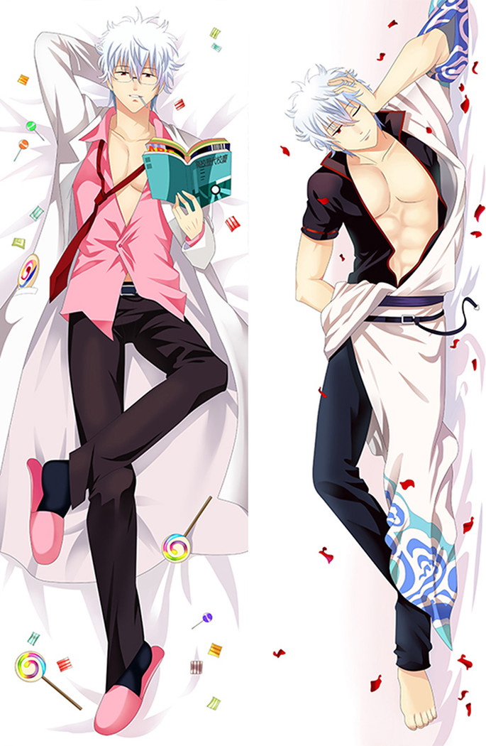 Gintoki Sakata (Gintama) Dakimakura Body Pillow Cover