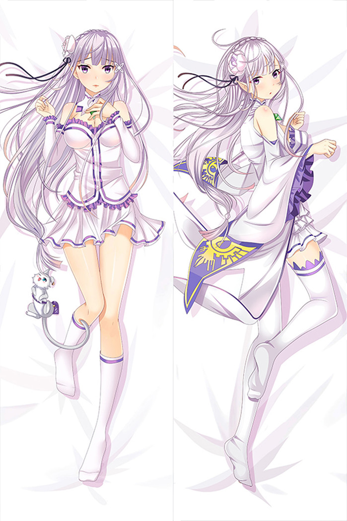 Emilia (Re: Zero) Dakimakura Body Pillow Cover