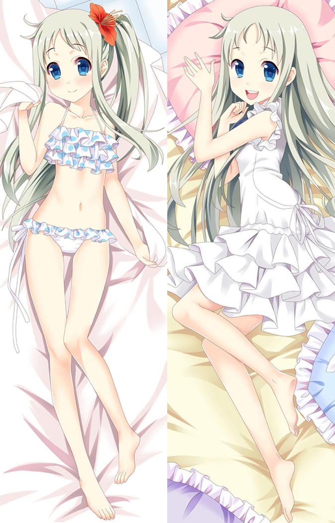 Meiko Menma Honma (Anohana The Flower We Saw That Day) Dakimakura Body Pillow Cover