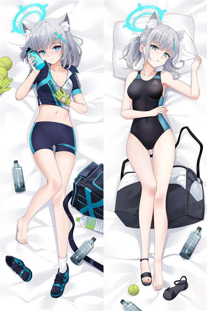 Sunaookami Shiroko (Blue Archive) Dakimakura Body Pillow Cover