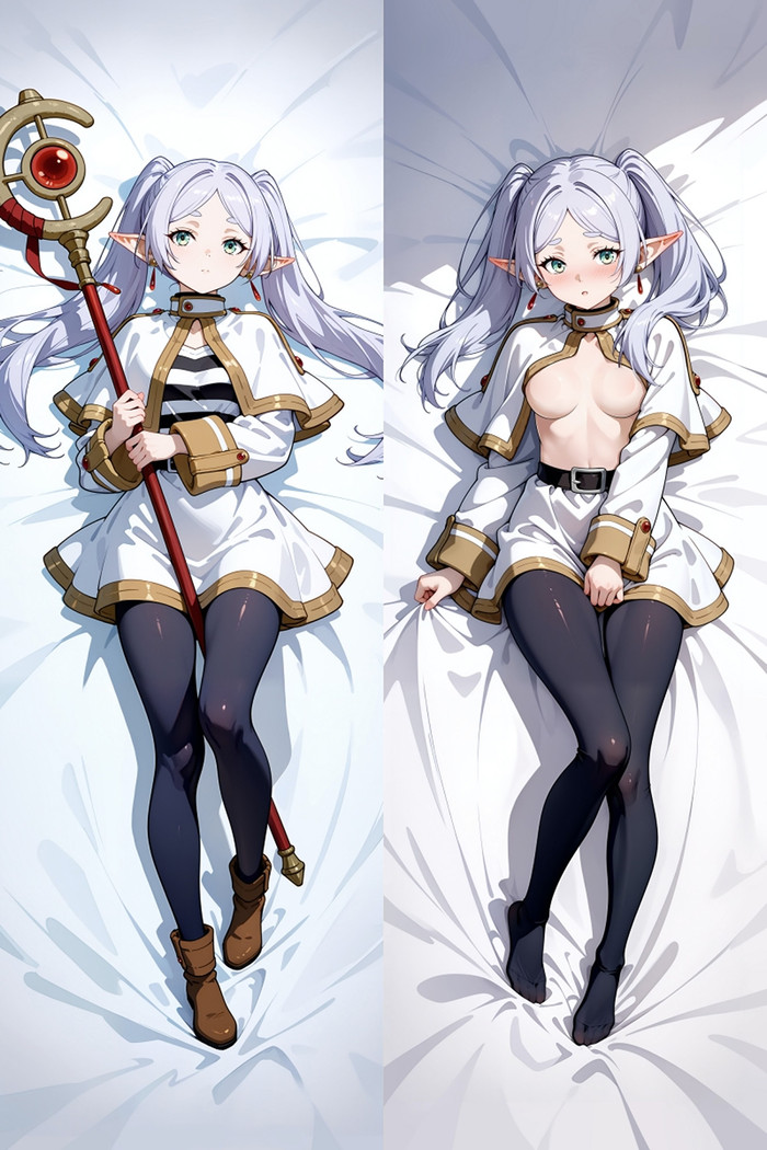 Frieren (Frieren Beyond Journey's End) 18+ NSFW Dakimakura Body Pillow Cover