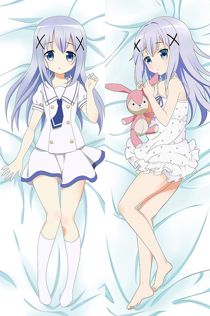 Kafuu Chino (Is the Order a Rabbit) Dakimakura Body Pillow Cover