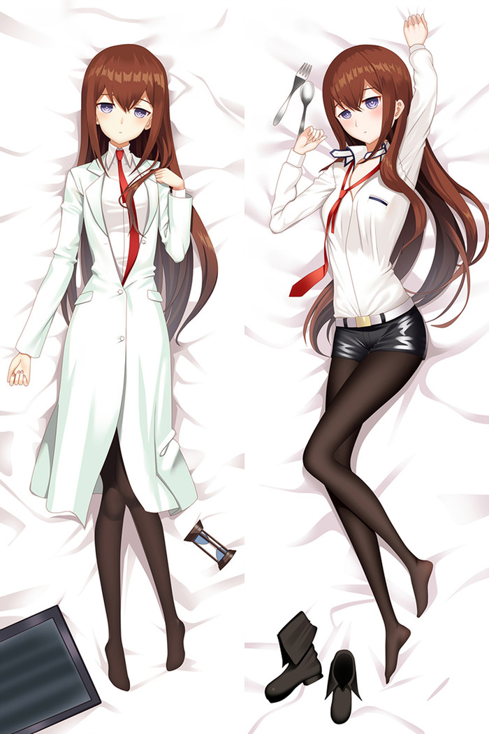Makise Kurisu (Steins Gate) Dakimakura Body Pillow Cover