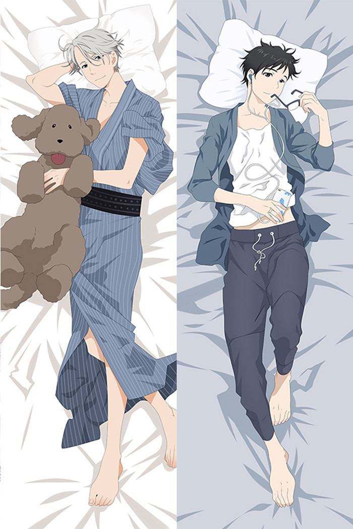 Victor and Katsuki (Yuri on Ice) Dakimakura Body Pillow Cover