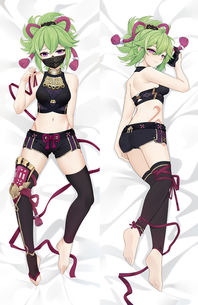 Kuki Shinobu (Genshin Impact) Dakimakura Body Pillow Cover
