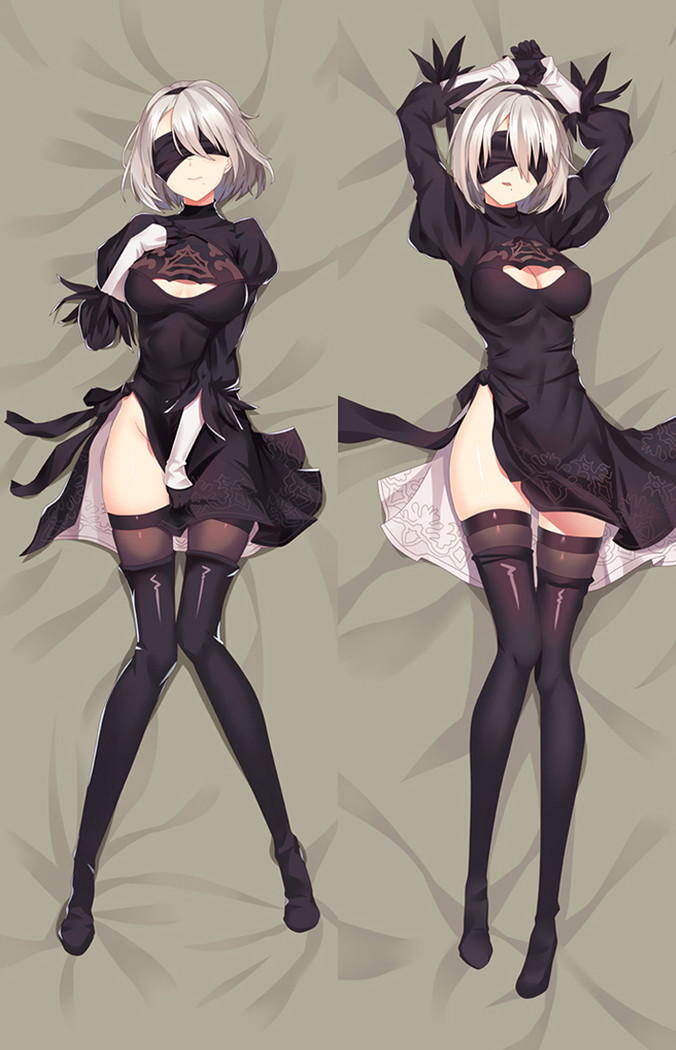 2B (NieR Automata) Dakimakura Body Pillow Cover