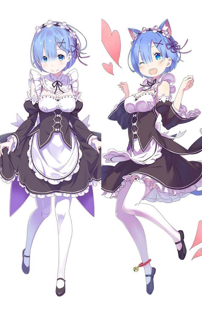 Rem (Re: Zero) Dakimakura Body Pillow Cover