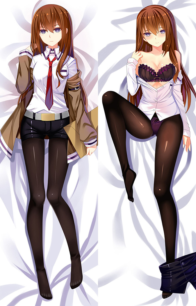 Makise Kurisu (Steins Gate) Dakimakura Body Pillow Cover