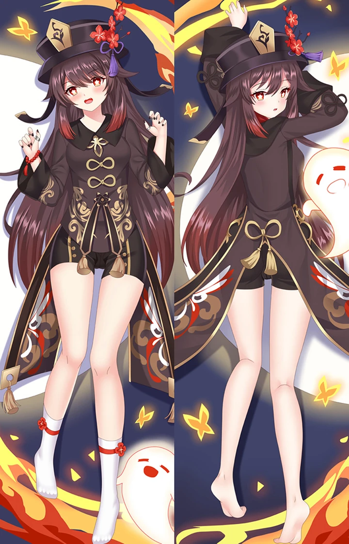 Hu Tao Dakimakura Body Pillow Cover