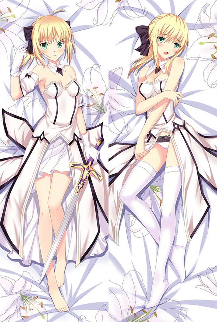 Artoria Pendragon  Dakimakura Body Pillow Cover