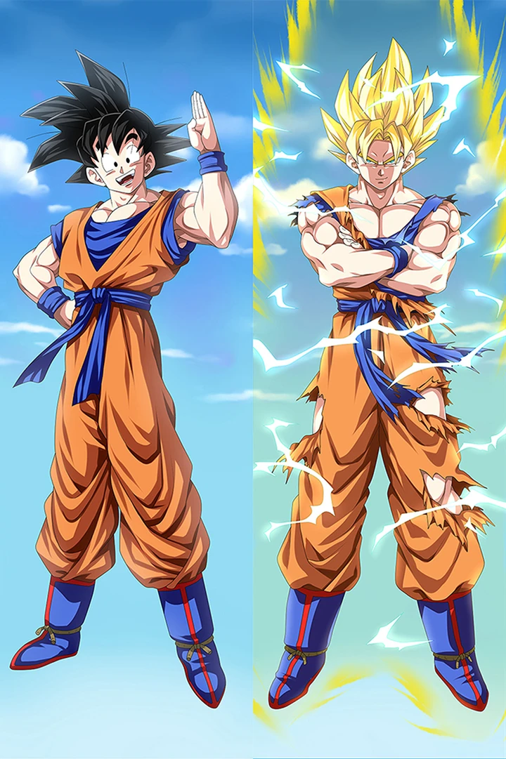 Son Goku and Vegeta Funda de Dakimakura