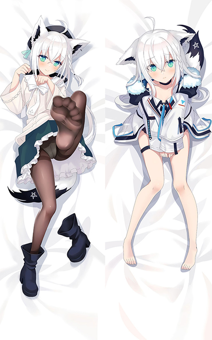 Shirakami Fubuki Dakimakura Body Pillow hoes