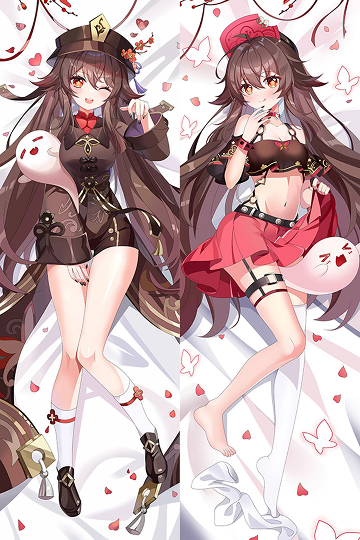 Hu Tao Dakimakura Body Pillow Cover
