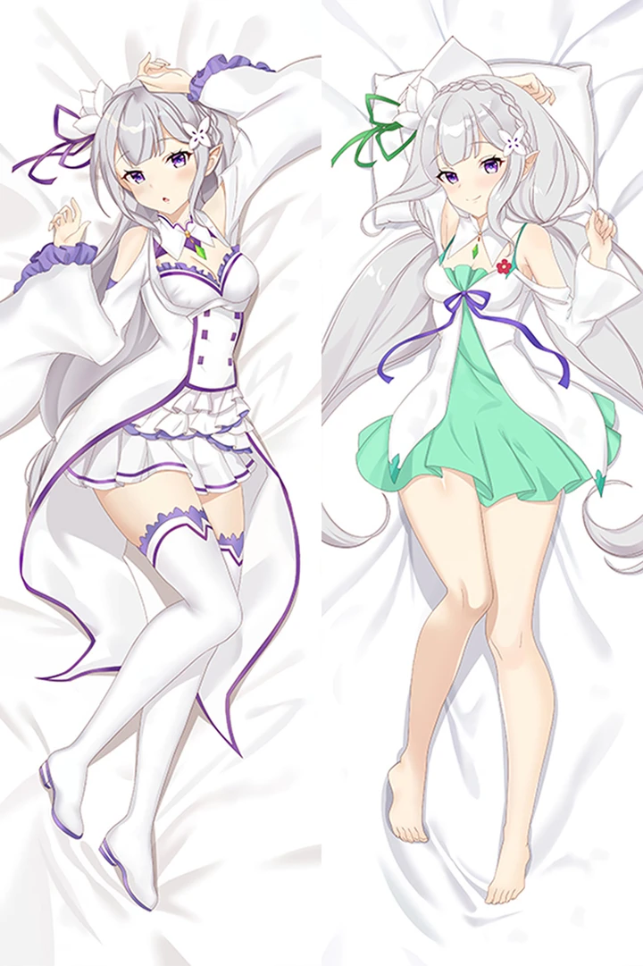 Emilia Dakimakura Body Pillow Kissenbezug