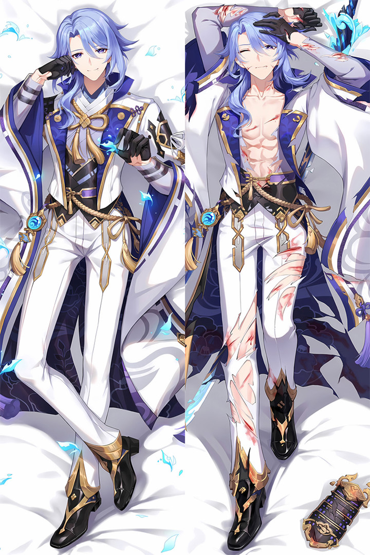 Kamisato Ayato Dakimakura Housse de Coussin Corporel