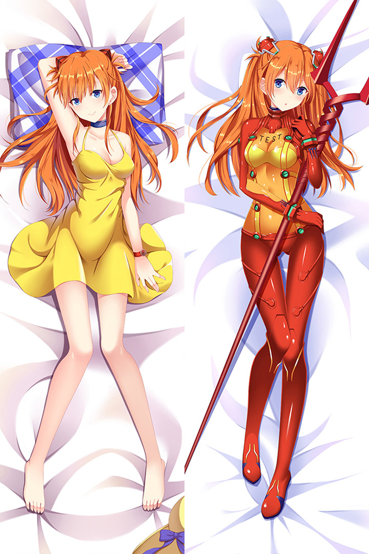 Asuka Langley Dakimakura Body Pillow Kissenbezug