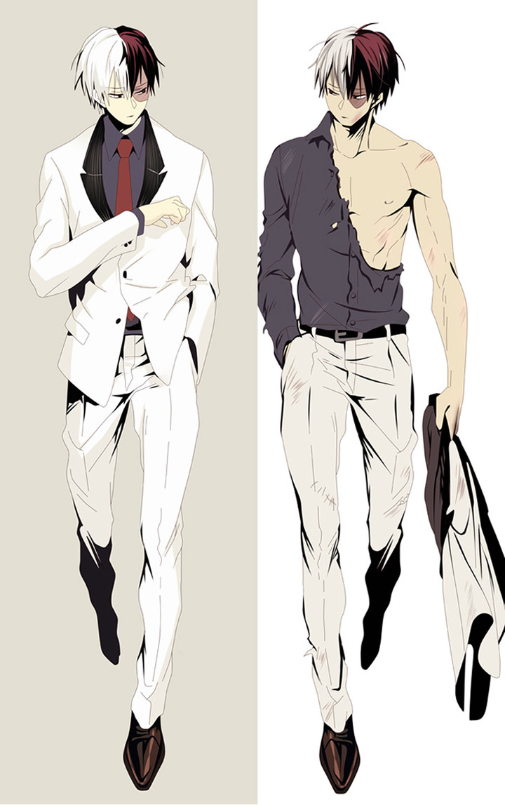 Shoto Todoroki Dakimakura Housse de Coussin Corporel