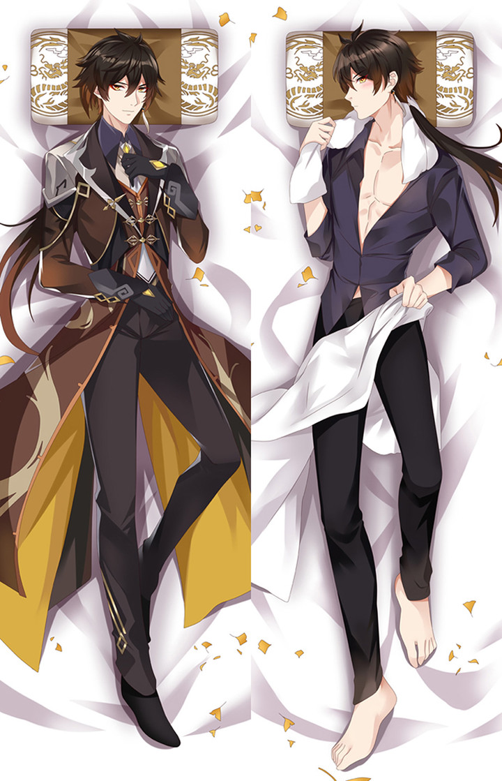 Zhongli Dakimakura Housse de Coussin Corporel