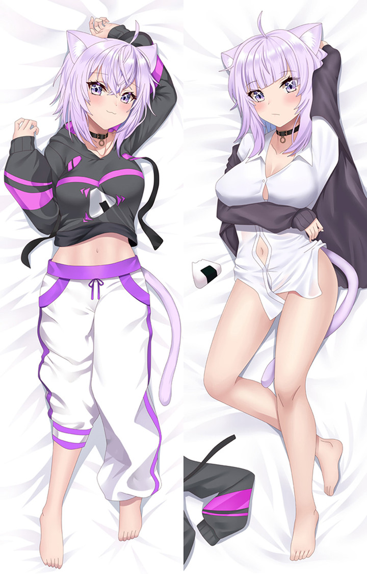 Nekomata Okayu Dakimakura Body Pillow Cover