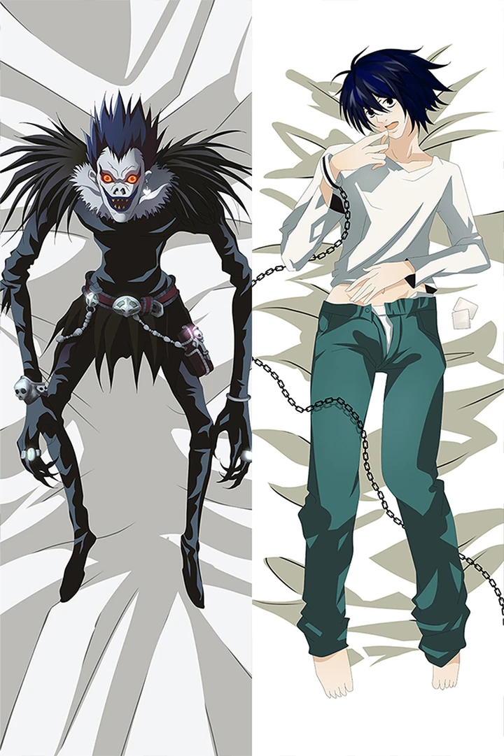 Ryuk and L Funda de Dakimakura