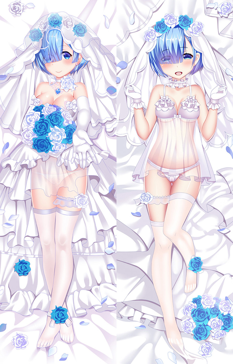 Rem (Re: Zero) Dakimakura Body Pillow Cover