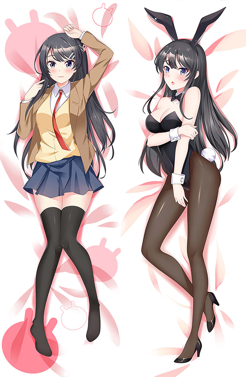 Mai Sakurajima (Rascal Does Not Dream of Bunny Girl Senpai) Dakimakura Body pillow hoes