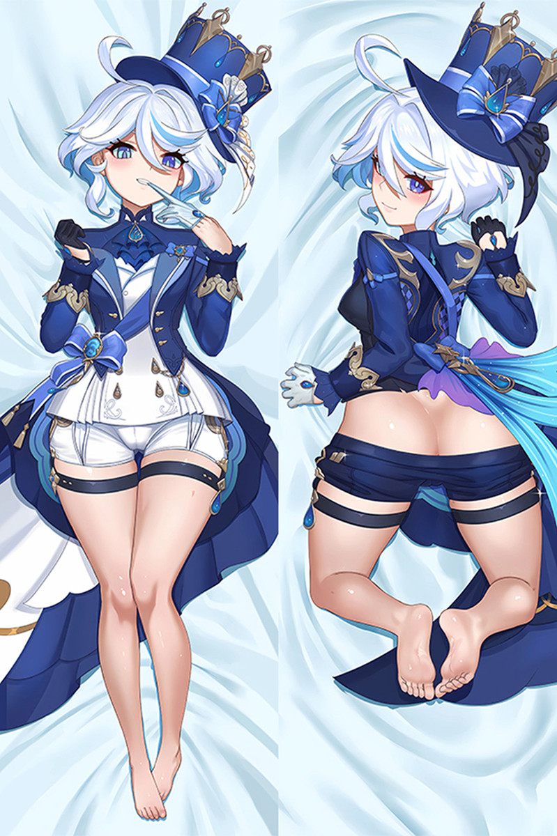 Funda de almohada corporal Dakimakura de Furina (Genshin Impact)