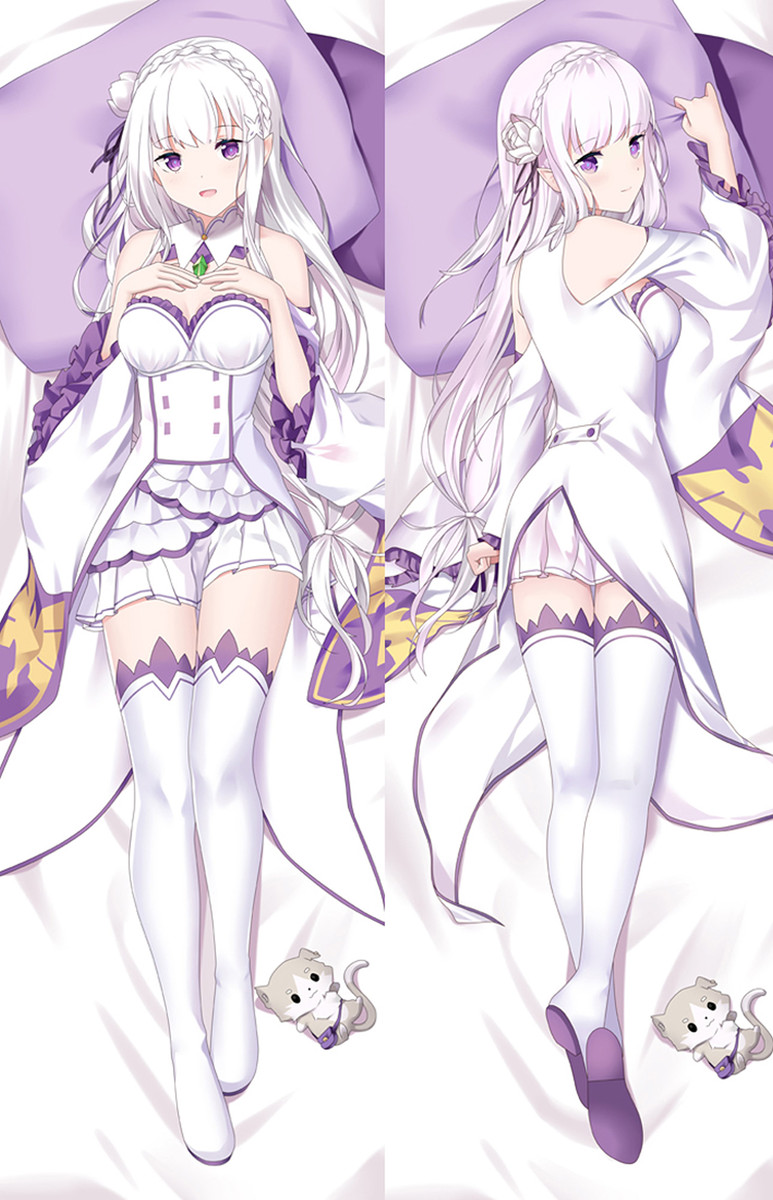 Body Pillow  Dakimakura  de Emilia (Re: Zero)
