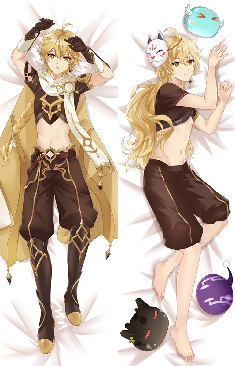 Aether (Genshin Impact) Dakimakura Body Pillow Cover